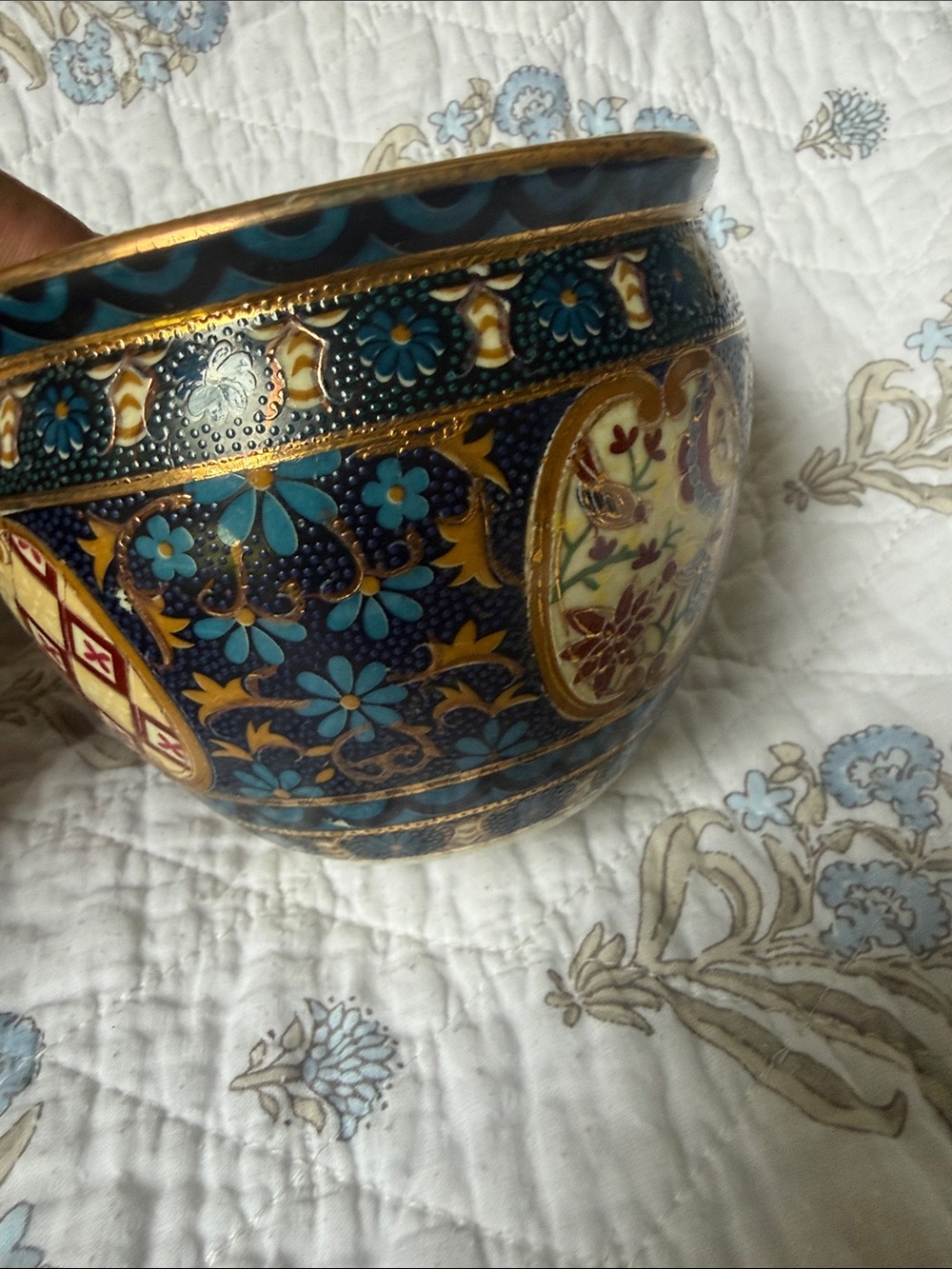 Vintage Porcelain Chinoiserie
Planters - Picture 3 of 5
